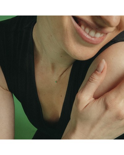Colgante Colorize en Oro 18K con Esmeralda – Ref. GD133ES