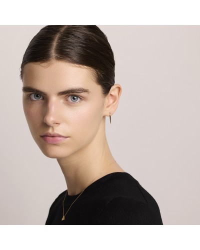 Pendientes LeCarré GB208OA Oro 18K con Diamante 0,03 cts HSI