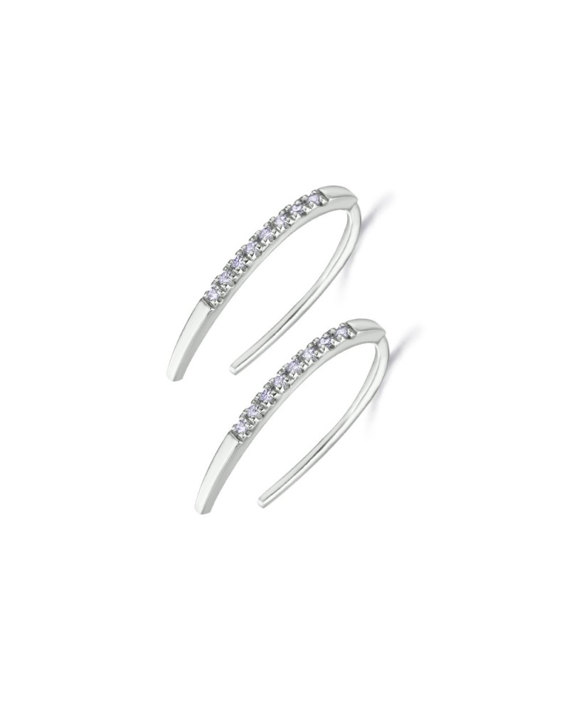 Pendientes LeCarré GB225OB oro blanco con diamantes