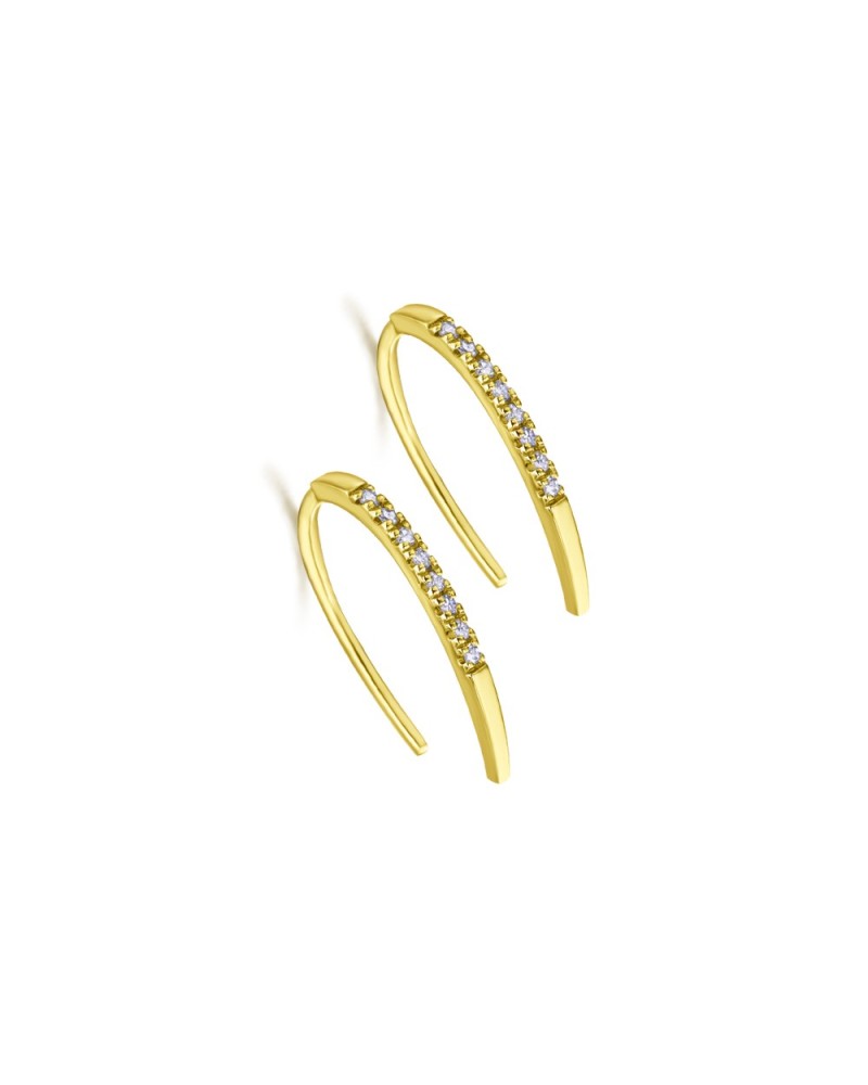 Pendientes LeCarré GB225OA oro 18K con diamantes