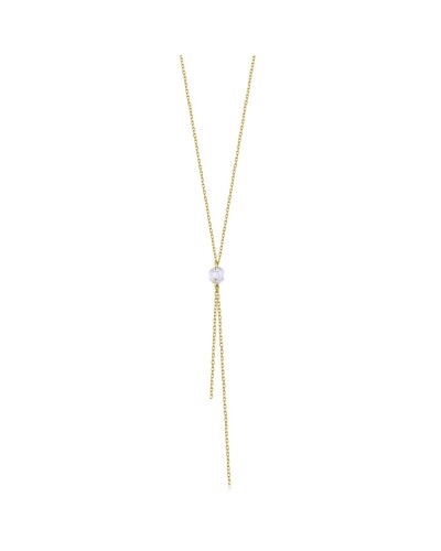 Collar LeCarré GD170OA oro 18K con topacio blanco