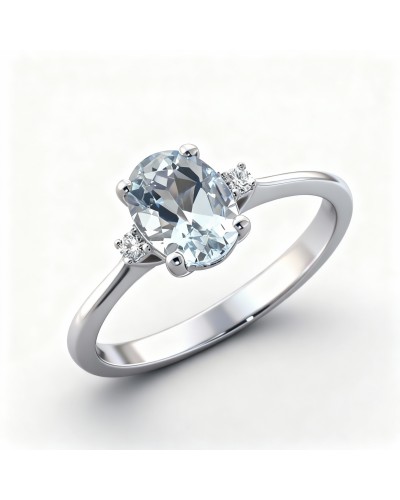 ANILLO AGUA MARINA D&D