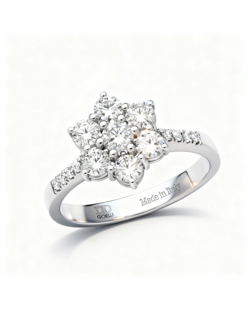 Anillo Davite & Delucchi AA031885 oro blanco diamantes