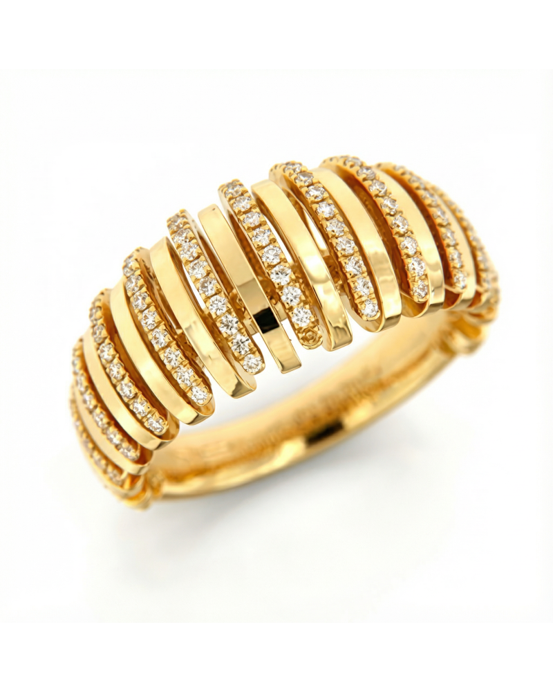 Anillo Davite & Delucchi oro amarillo diamantes