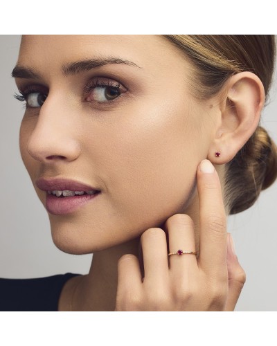Pendientes Colorize Oro 18K con Rubíes – GB168RU.00