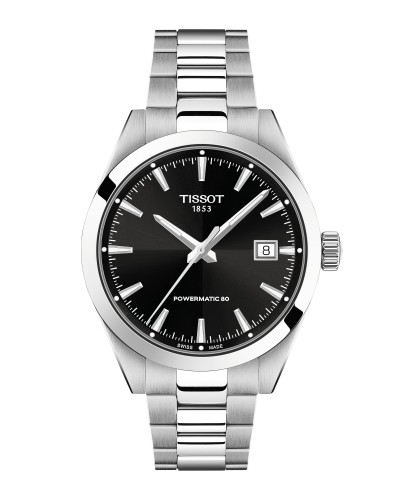 Tissot Gentleman 38mm Automático Powermatic 80 Negro – T165.807.11.051.00