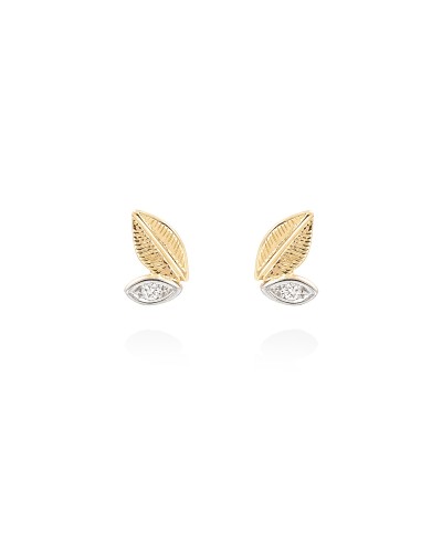 Pendientes Marina Garcia Oro 18K con Diamantes – A2663PA