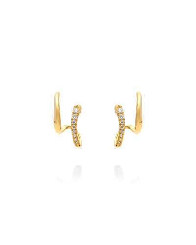Pendientes Marina Garcia Oro 18K con Diamantes – A2737PA