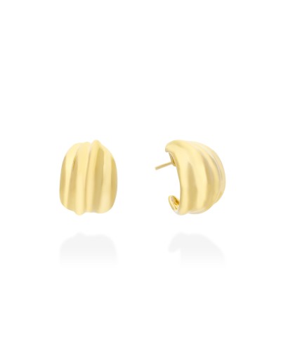 Pendientes Aro Marina Garcia Endless Plata Dorada