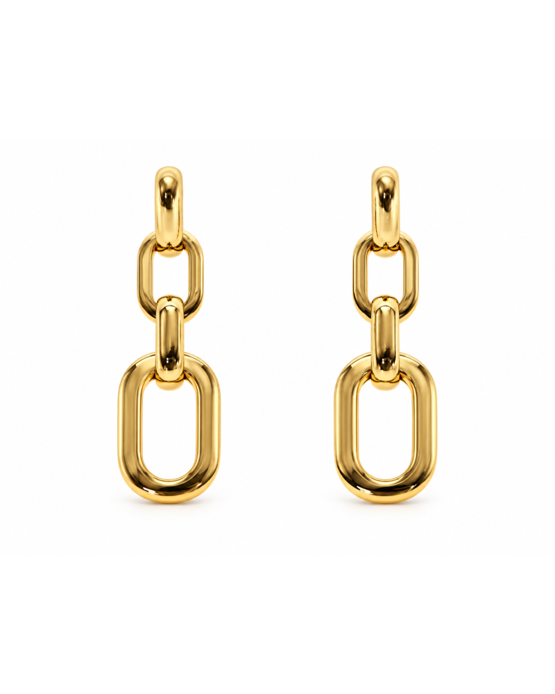 Pendientes Black & White Jewellery oro amarillo pulido A60-E5600/OR2:00
